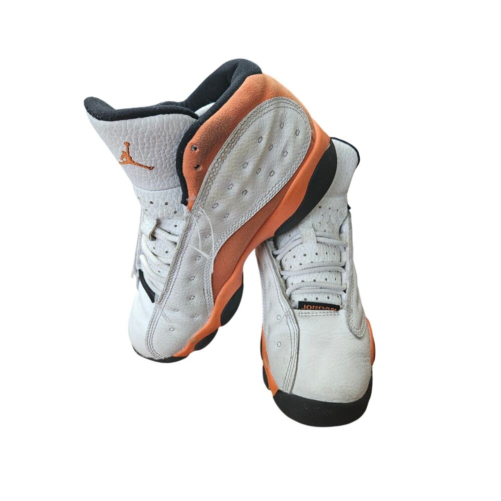 Air Jordan 13 Retro 1Y White Orange DJ3005-108 Kids Youth Sneakers